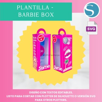 PLANTILLA DIGITAL - CAJA BARBIE