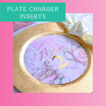Plate Charger Insert