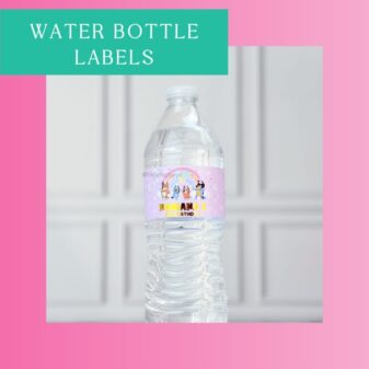 Water Bottle Labels (7 piezas)