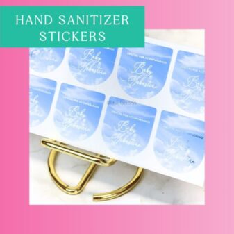 Hand Sanitizer Stickers (10 piezas)