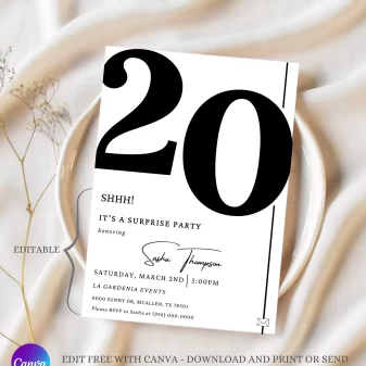 Self-Editing Digital Invite