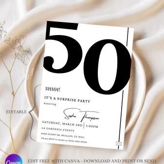 Self-Editing Digital Invite