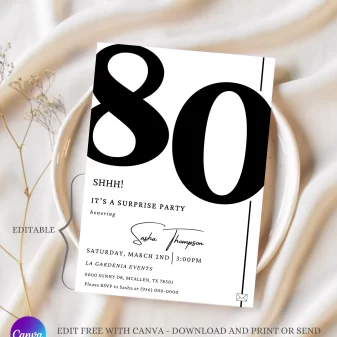 Self-Editing Digital Invite