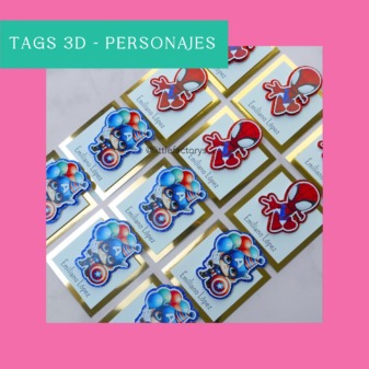 Tags 3D - Personajes